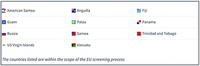 eu schwarze liste