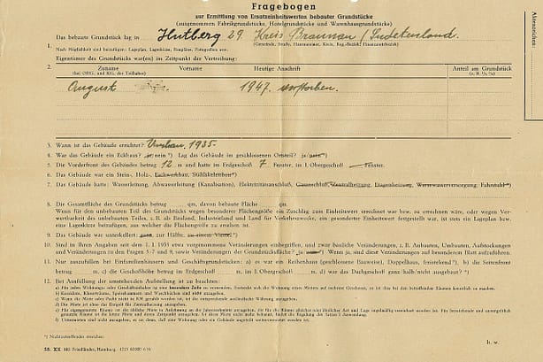 lastenausgleich 1952
